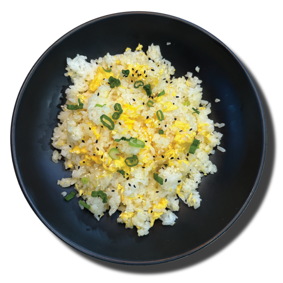 Rice with eggs
