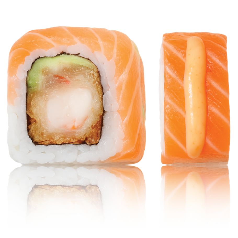 "Crispy SALMON" kaburi maki 8 pcs.