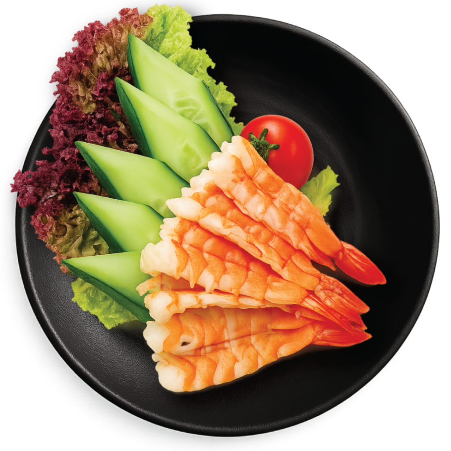 "EBI" sashimi 8 pcs.