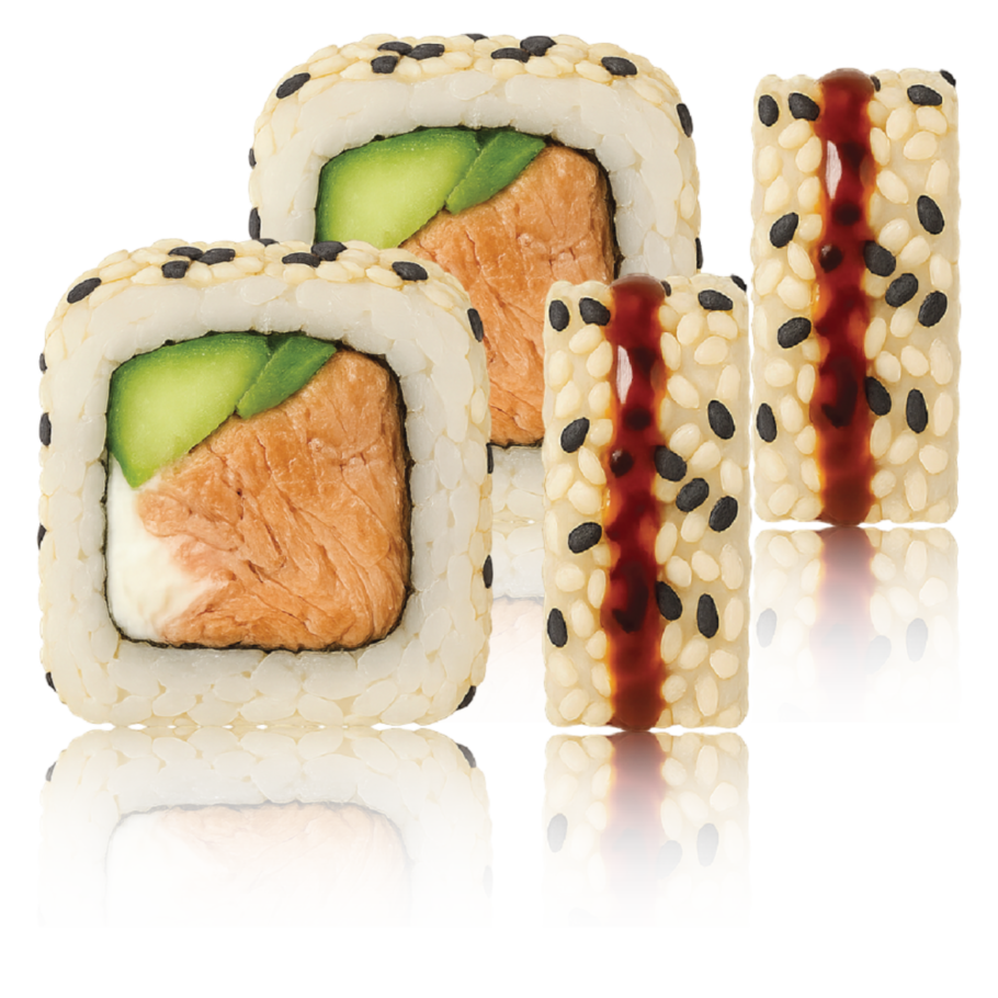 1+1 "TERIYAKI LAKS" урамаки 16 шт.