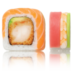 "Crispy RAINBOW" kaburi maki