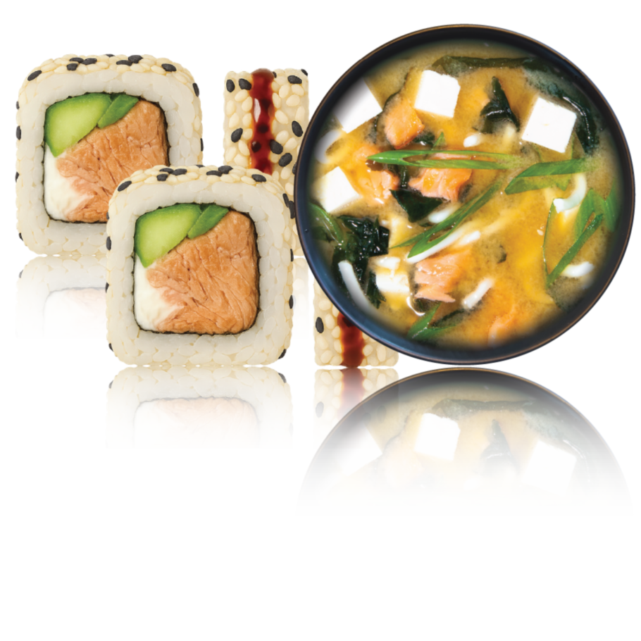 "TERIYAKI LAKS" + "Місо" суп з Лососем