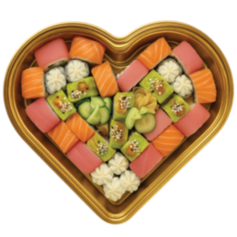 "NEW LOVE" sushi set