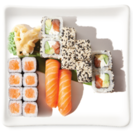 "SALMON" sushi set