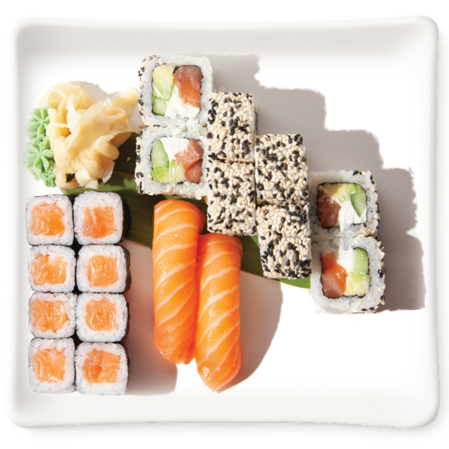 "SALMON" sushi set 18 pcs.