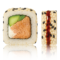 Teriyaki laks uramaki + Miso
