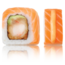 "Crispy SALMON" kaburi maki 8 pcs. 8 шт.