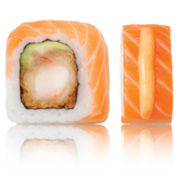 "Crispy SALMON" kaburi maki 8 pcs.
