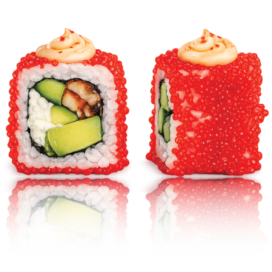 "RED UNAGI" uramaki 8 pcs.