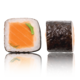 "SMOKED SALMON" hosomaki