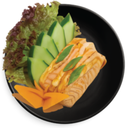 "SALMON TATAKI" sashimi