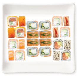 "PHILADELPHIA" sushi set