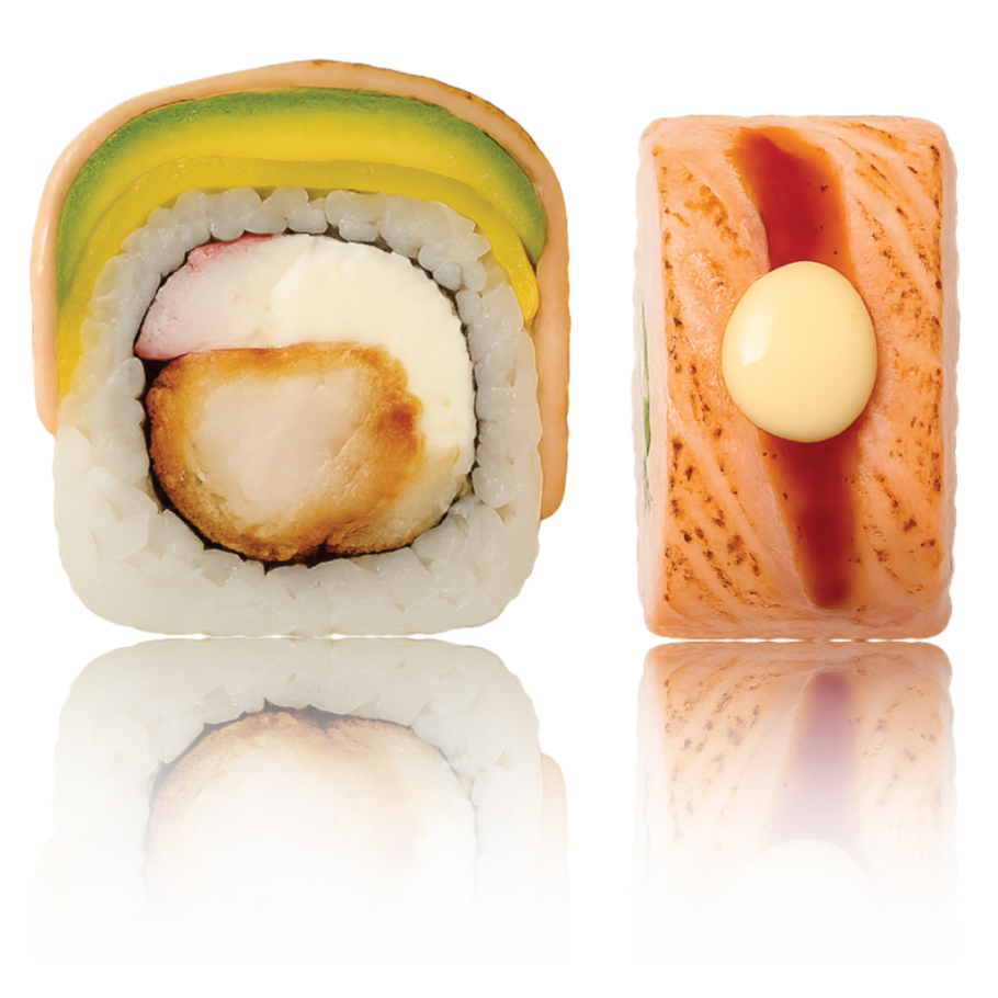 "Crispy FLAME" kaburi maki 8 pcs.