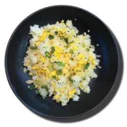 Rice with eggs