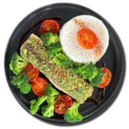 Gegrillter Lachs