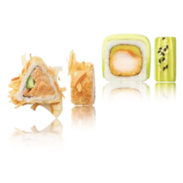 "CATERPILLAR" kaburi maki + "BONITO LAKS" uramaki