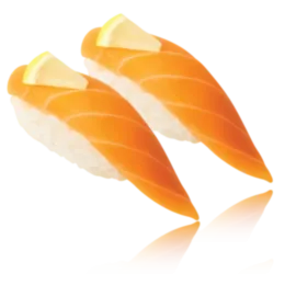 "SMOKED SALMON" nigiri