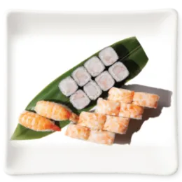 "EBI" sushi set