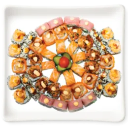 "SANTORYU" sushi set 3+3