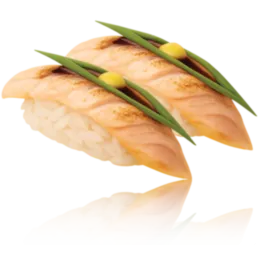 "SALMON TATAKI" nigiri