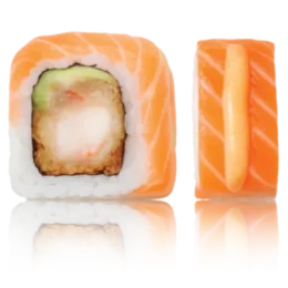"Crispy SALMON" kaburi maki 8 pcs.