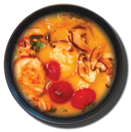 "TOM YUM" with salmon