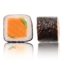 "SMOKED SALMON" hosomaki